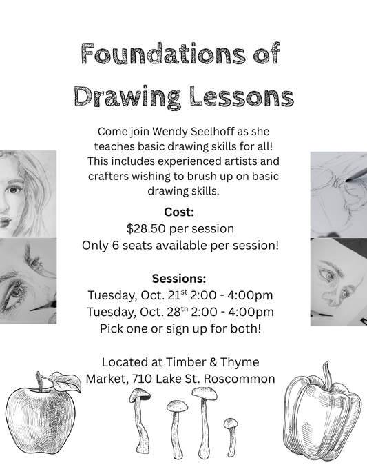 Foundations of Drawing Lessons with Wendy Seelhoff