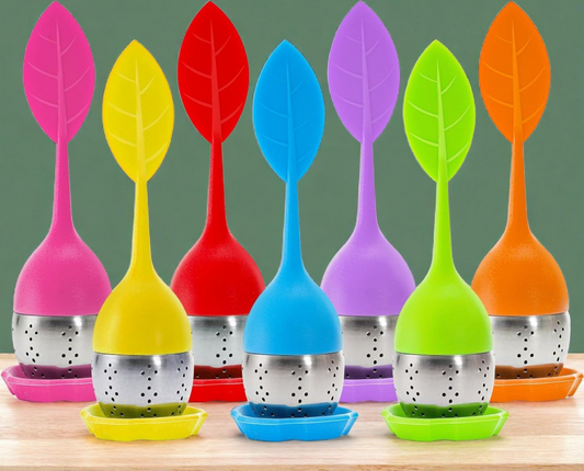 Eco‑Friendly Tea Infuser with Drip Tray – Perfect for Loose Leaf Tea Lovers!